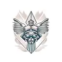 Sphinx tattoo design idea