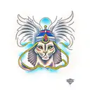 Sphinx tattoo design idea
