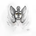 Sphinx tattoo design idea