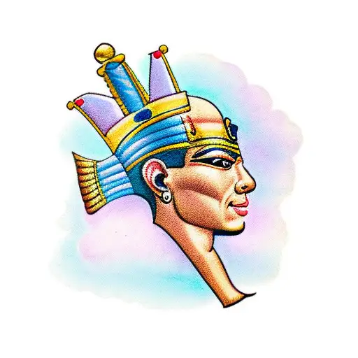 king tut tattoo design idea
