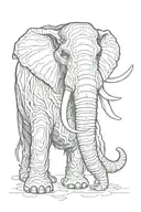 Mammoth  tattoo design idea