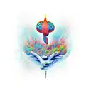 Surrender to change tattoo design idea