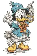 Donald Duck tattoo design idea