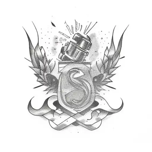 Lyrics rap song as a tattoo tattoo design idea