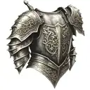 knights armor  tattoo design idea