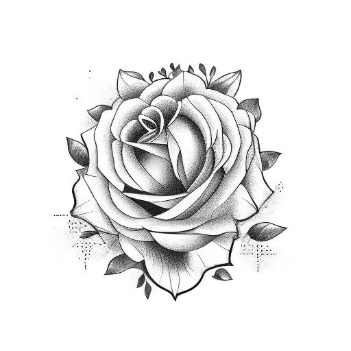 A piano keys composed of various types of flowers tattoo design idea