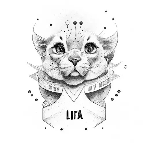 my son's name "Luca" with the lyric "live a life you will remember"  tattoo design idea