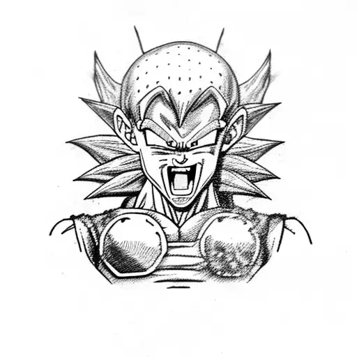 Dragon Ball z Pothala earrings tattoo design idea