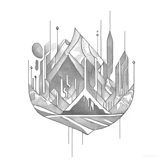 symphony vortex tattoo design idea