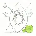 Zack, sunshine, peridot, miracle  tattoo design idea