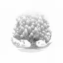 willow tree tattoo design idea