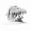 willow tree tattoo design idea