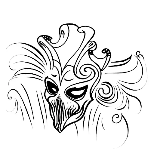 phantom of the opera tattoo design idea