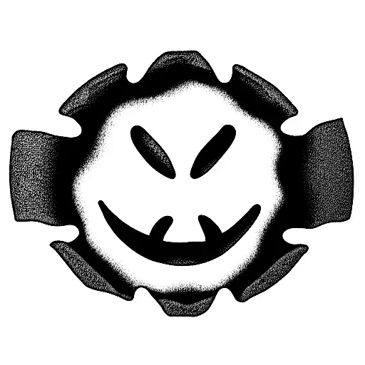 Halloween reese cup  tattoo design idea