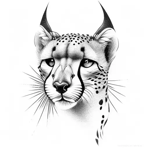 Asiatic cheetah tattoo tattoo design idea