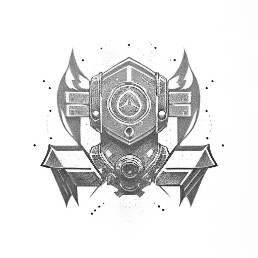 overwatch tattoo design idea