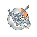 Sisyphus tattoo design idea