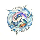 Sisyphus tattoo design idea