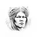 janis joplin tattoo design idea