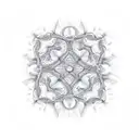 An intricate fractal pattern inspired by nature's beauty tattoo design idea