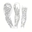 a tattoo on a sleeve tattoo design idea