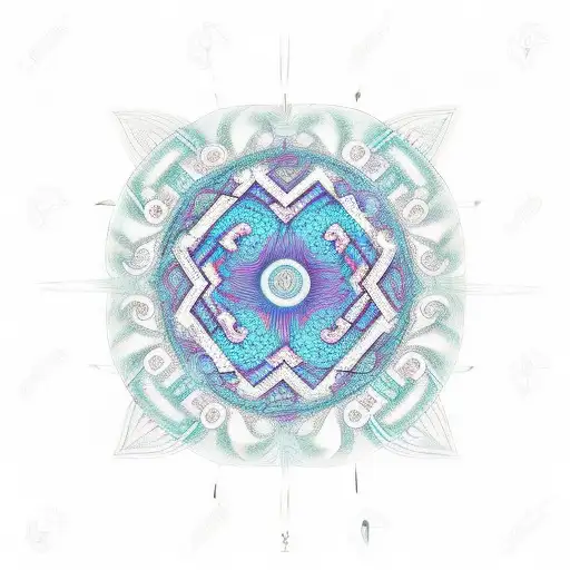 A mathematical equation transformed into a mesmerizing optical illusion tattoo design idea