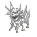 Digivice from Digimon Adventure with Gabumon on its screen tattoo design idea