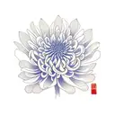 chrysanthemum  tattoo design idea