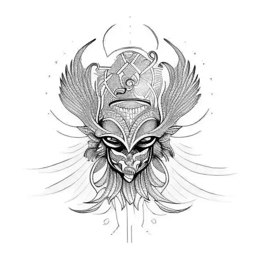 fenix  tattoo design idea