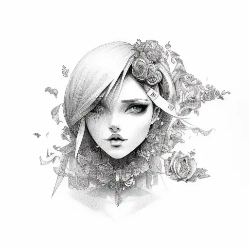 hopeless romantic tattoo design idea