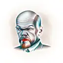 Cyborg Vladimir Lenin tattoo design idea