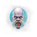 Cyborg Vladimir Lenin tattoo design idea