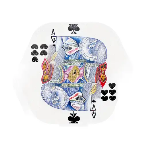 gemini with poker cards tattoo design idea