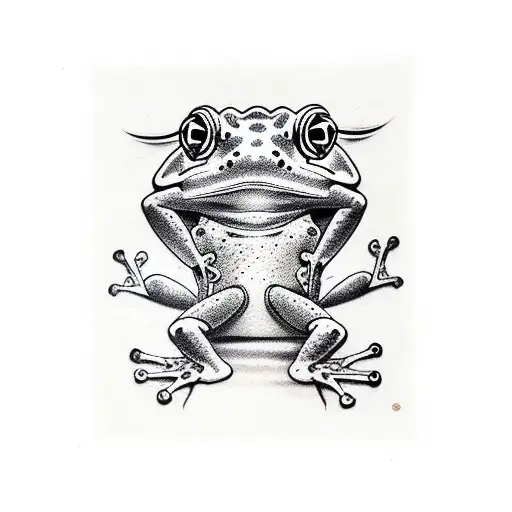 ninja Frogs tattoo design idea