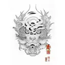 patience perseverence and hardwork tattoo design idea