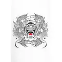 patience perseverence and hardwork tattoo design idea