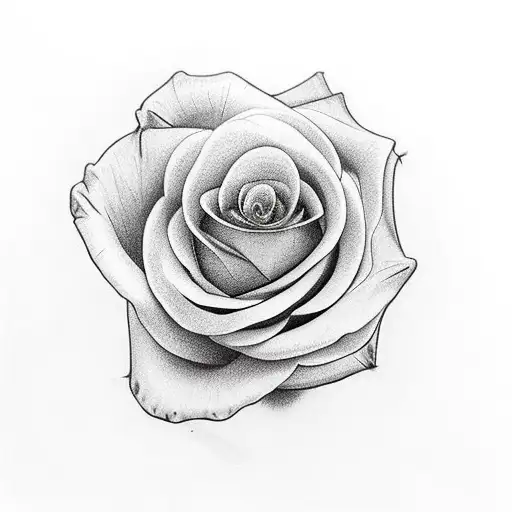 a realistic rose that has angle wings and a hal o then the stem is the name rose lee in cursive and then the dates decem tattoo design idea