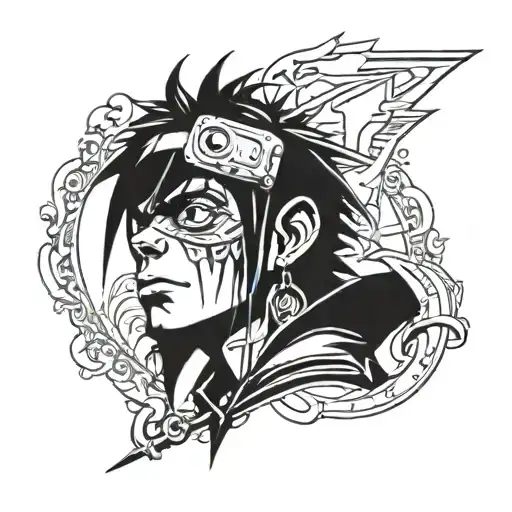 gorillaz tattoo design idea