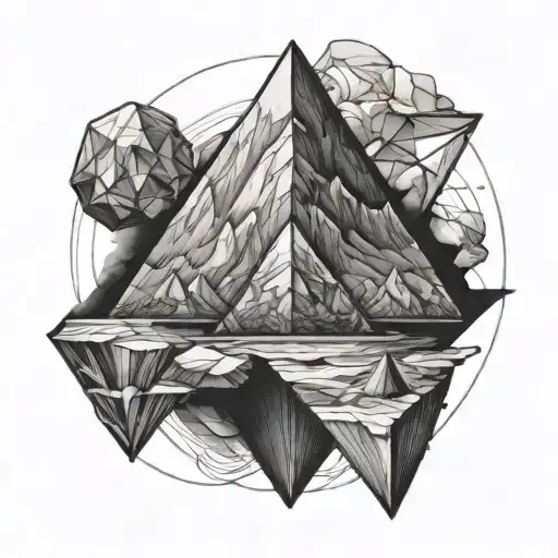 ramiel velaris mountain tattoo design idea