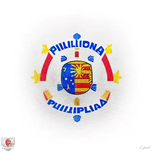 Philippines flag and Spain flag tattoo design idea