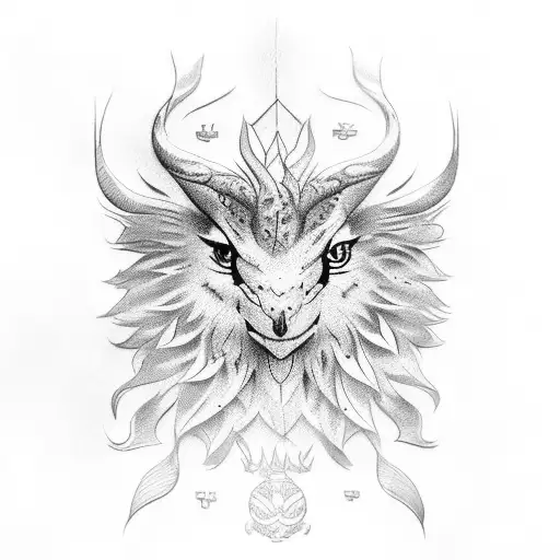 polish flag husaria tattoo design idea