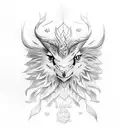 polish flag husaria tattoo design idea