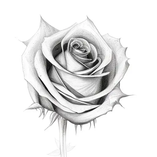 last name lauletta with rose black and white tattoo design idea