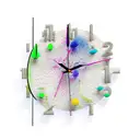 melting clock  tattoo design idea