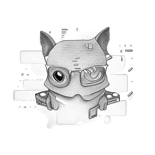 Java programmer sitting behind laptop and coding solution for not solvable problem in crazy boost mode tattoo design idea