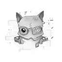 Java programmer sitting behind laptop and coding solution for not solvable problem in crazy boost mode tattoo design idea