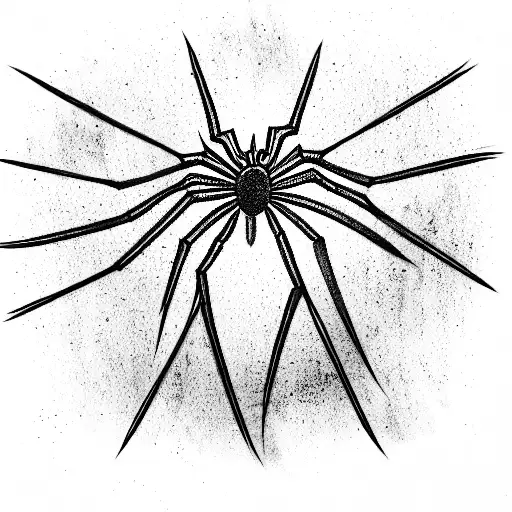 Spider tattoo design idea