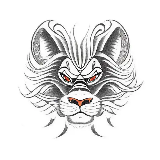 mufasa y simba tattoo design idea