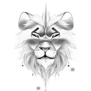 mufasa y simba tattoo design idea