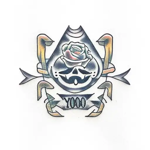 Año 2000 tattoo design idea